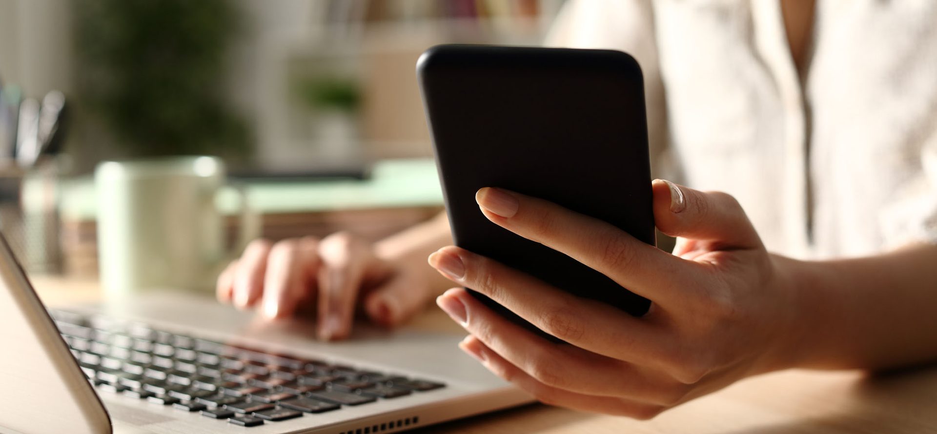 Tutoring blog on laptop or phone