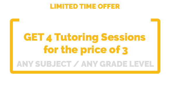 Buy 3, Get 4 Buy 3, Get 4 Tutoring Sessions